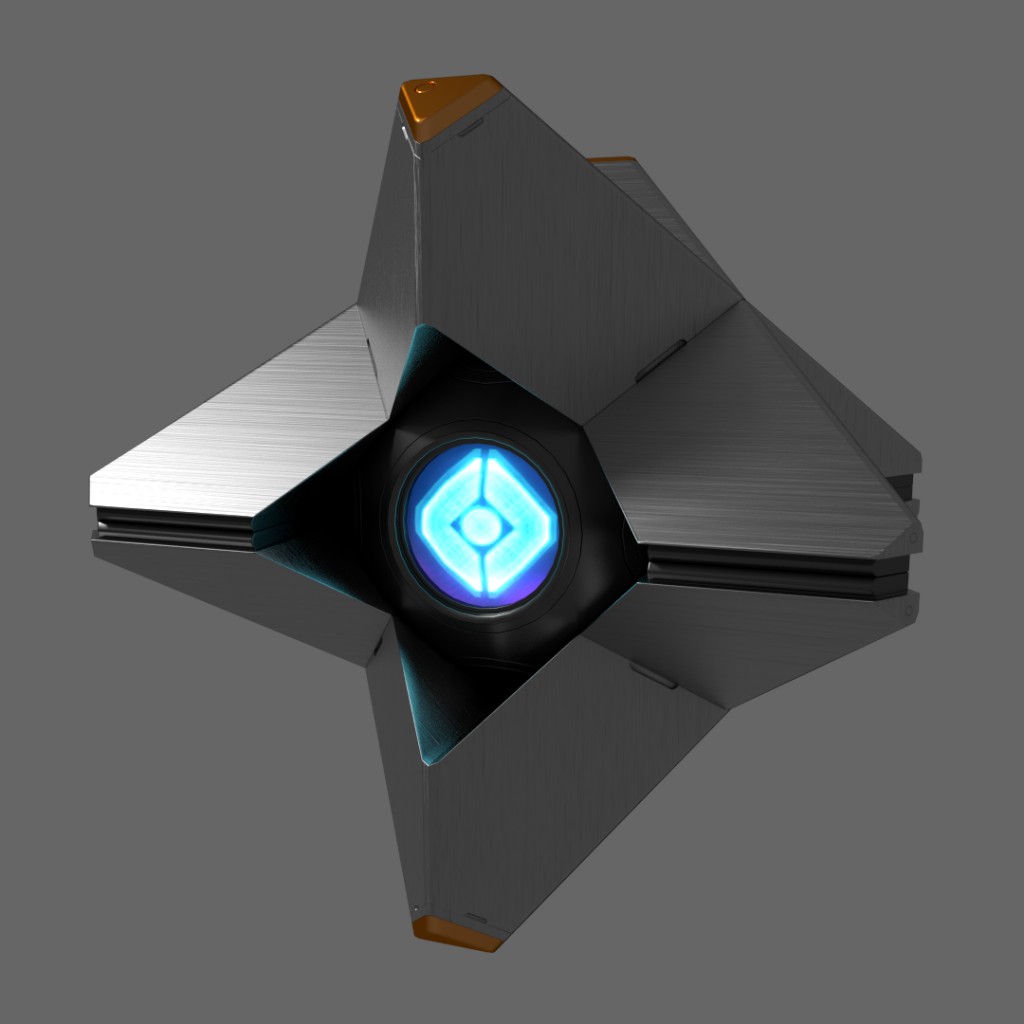 Textured Ghost from Destiny (Original model made by: Blender-Man) preview image 1